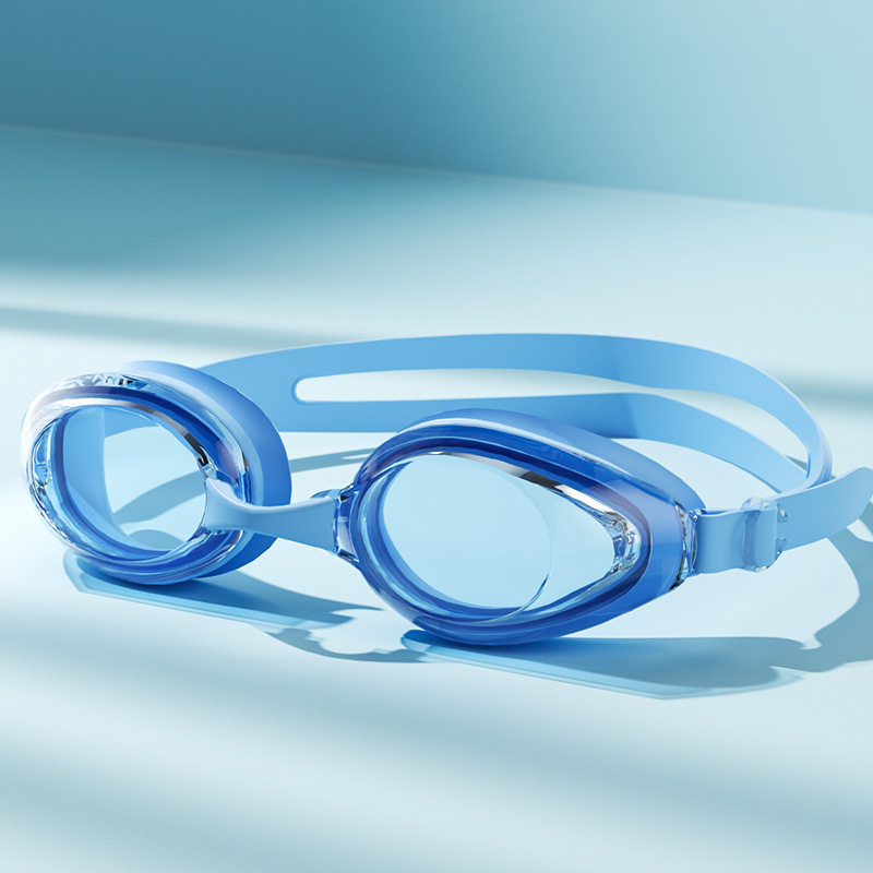 Picture of Cross-border adult men's and women's swimming goggles waterproof anti-fog HD myopia diving eye protection swimming glasses professional equipment swimming cap
