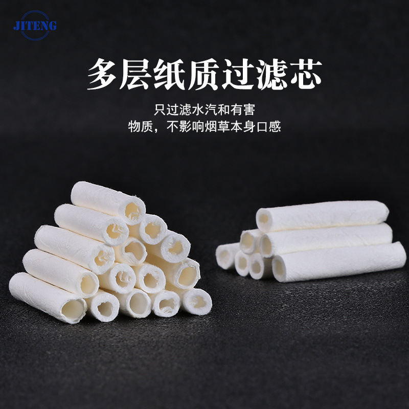 Picture of 150 6MM flue universal pipe filter smoking accessories wholesale bucket customer standing filter cotton paper core