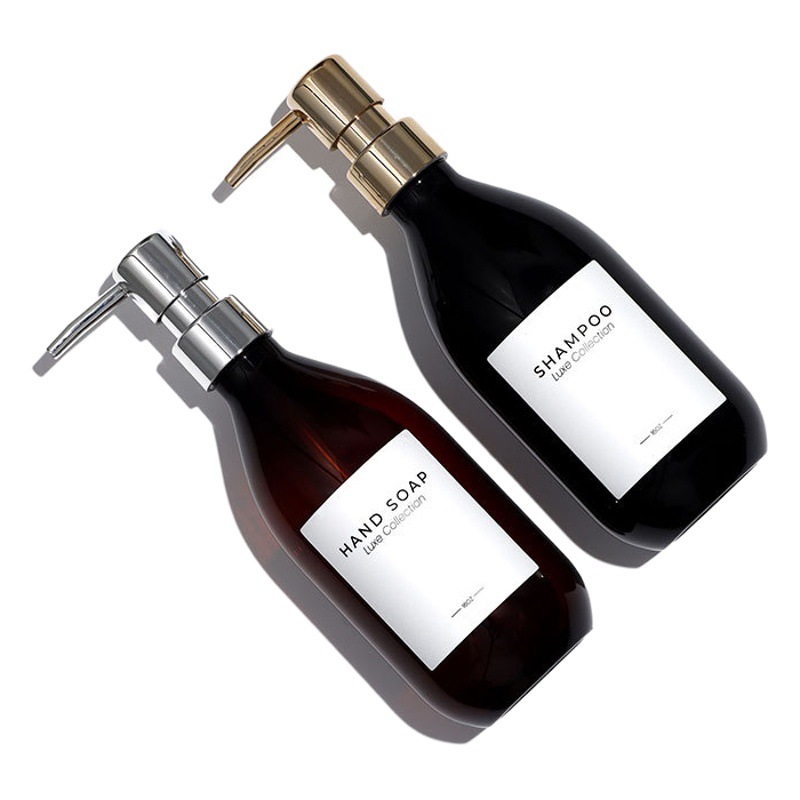 Guangzhou Packaging Cosmetic Packaging Material Hand Sanitizer Bottle High-Value 500ml Sub-Bottle Push-Type Plastic Bottle