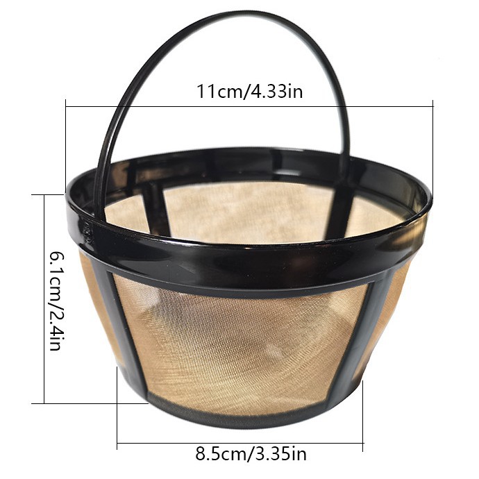 Picture of Coffee filter tea filter FDA filter 304 stainless steel mesh nylon coffee machine filter 4 cups 8 cups 12 cups