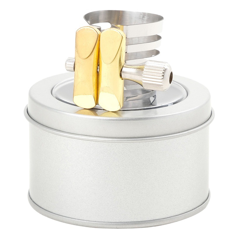 High-grade saxophone head clip treble tenor saxophone snap ring iron box stainless steel hollow clamp wholesale