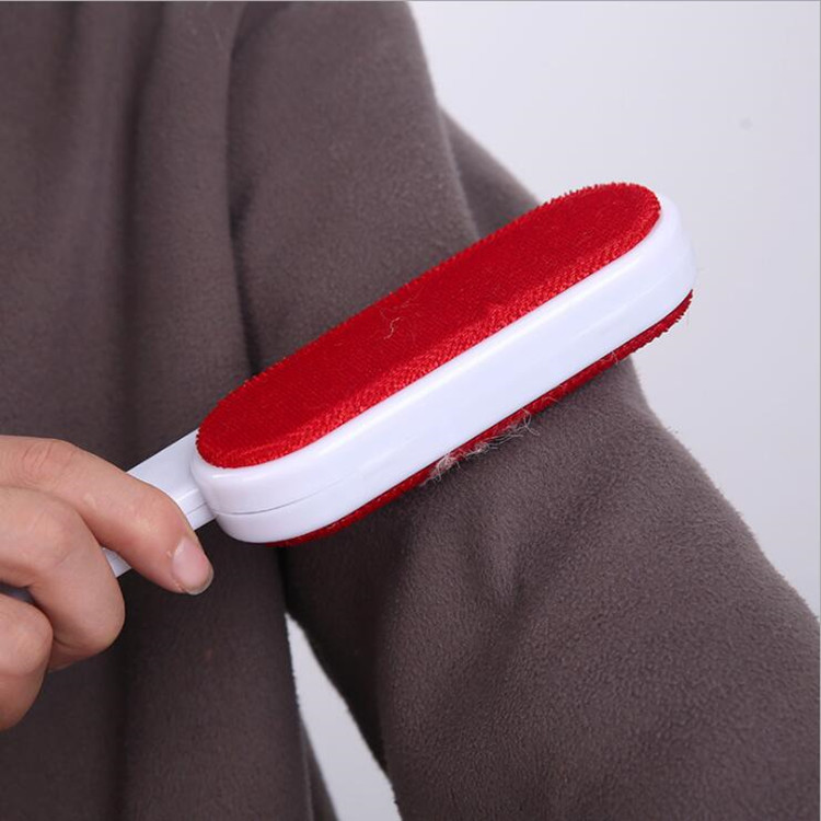 Double-sided clothing electrostatic hair remover tweed coat dust removal brush hair removal brush dry cleaning brush