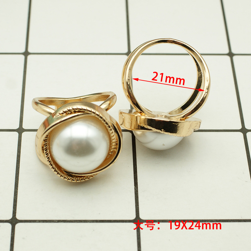 Picture of South Korea multi-functional scarf buckle high-grade Pearl fashion new Camellia windbreaker belt buckle high-end jewelry wholesale