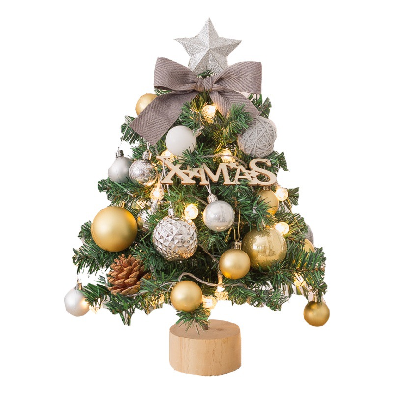 Korean style desktop mini christmas tree christmas tree christmas decorations set christmas tree