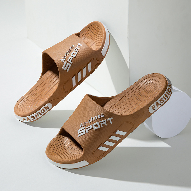 Picture of plus size Sandals and Slippers for Men and Women Outdoor Wear Indoor Home Ins Men's Non-Slip Sandals and Slippers for Students Couple Men's Trendy