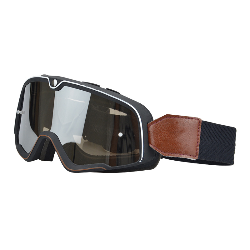 Picture of Anroer's New Wholesale Motorcycle Goggles Uv Retro Goggles Windproof and Dustproof Helmet Glasses # 8067