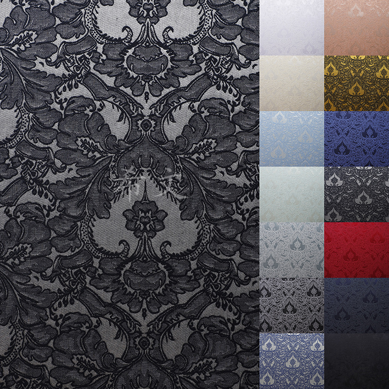 Picture of Three-Dimensional Relief Jacquard Fabric Spring Soft Classical Jacquard Micro-Elastic Cotton Fabric Chinese Suit Han Dynasty Clothing Fabric