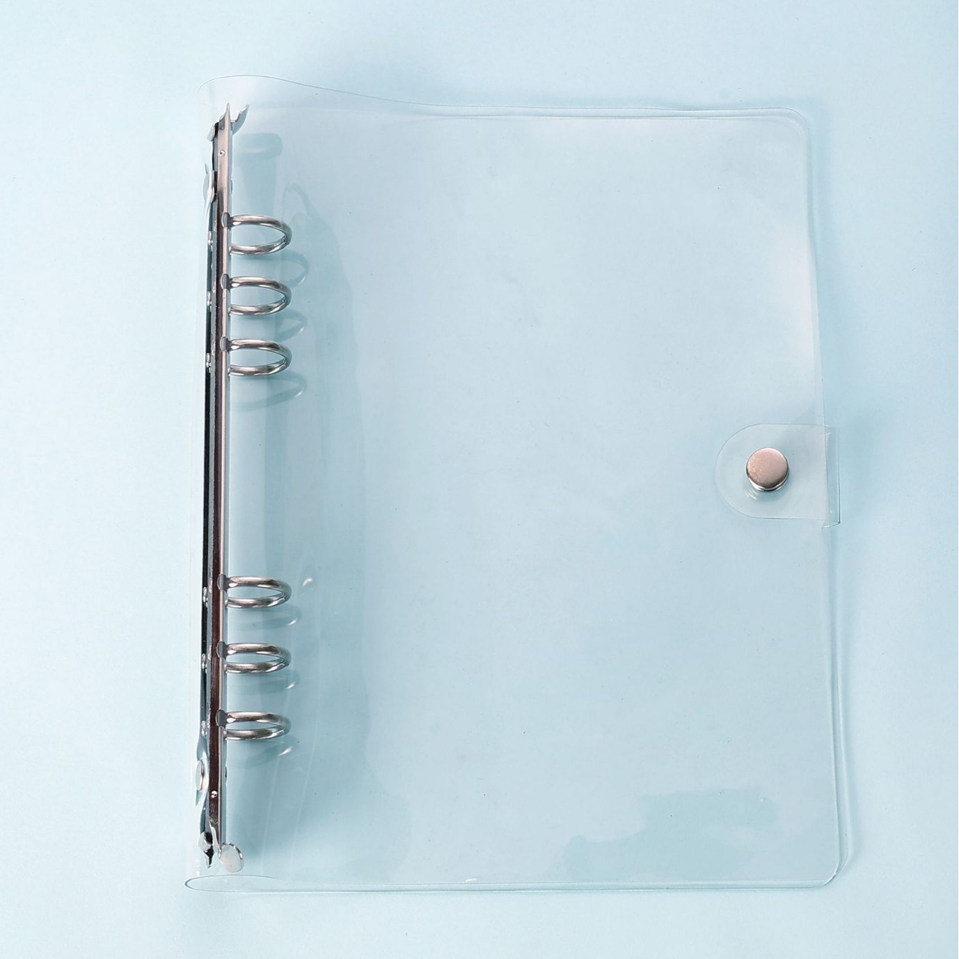 Picture of Spot Loose-Leaf Book Shell Notebook Simple Pvc Hand Ledger A5A6A4A7B5 Notepad Transparent Loose-Leaf Book
