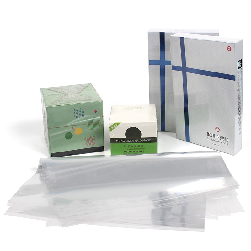Skin Care Low Temperature Shrink Packaging Film Plastic Film Mask Cosmetic Box BOPP Tobacco Film Sheet Cigarette Film