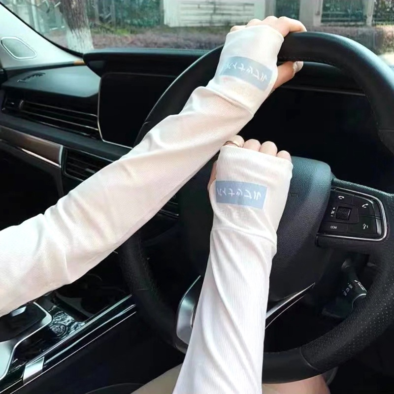 Student Japanese Style Sunscreen Ice Sleeve Women's Summer Sleeve Anti-driving Cycling Outdoor Ultraviolet Travel Girls' Sleeve