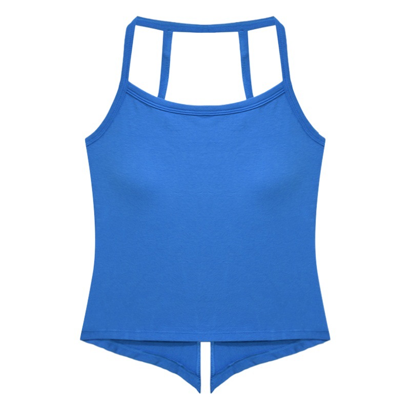 Hot girl all-match vest can be worn outside exposed strap chest pad inner sexy American halter sling top slimming women