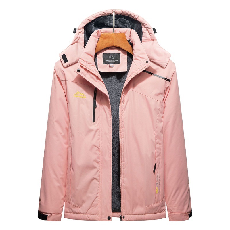 Mountain Style Jacket for Women, Three-In-One Windproof, Waterproof and Warm Jacket for Men, Graphene Liner, Small Mountaineering Jacket