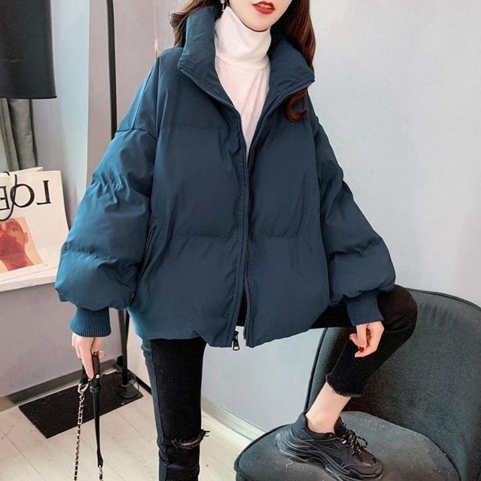 Women's Short down Cotton Jacket 2025 Winter New Loose Cotton Coat Versatile Thick Warm Puffer Jacket