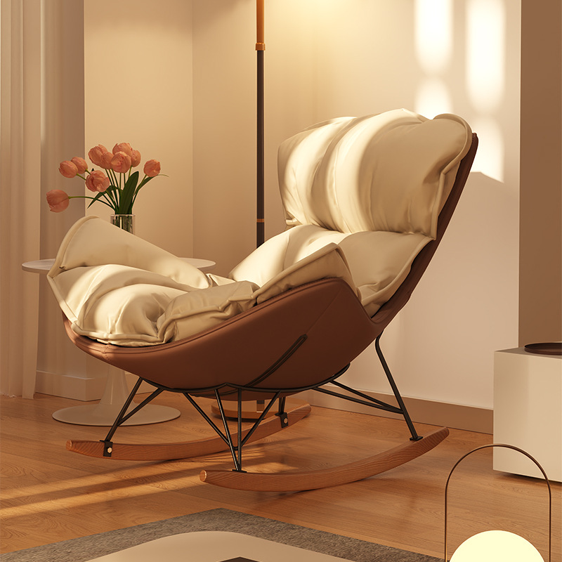 2025 New Lazy Sofa Living Room Balcony Home Rocking Chair Lounge Chair Adult Single Leisure Lobster Snail Chair