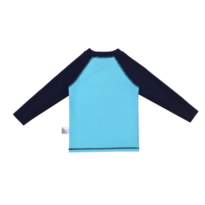 Picture of Cross-border Boy Split Swimsuit Long Sleeve Swim Trunks Hooded Cartoon Dinosaur Surfing Beach Diving Suit suit Combination