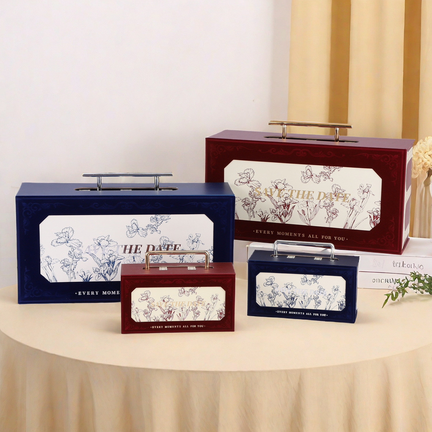 Iris Mark Accompanying Gift Box Wedding Gift Box Candy Box Bridesmaid Gift Box Birthday Packaging Box Empty Box
