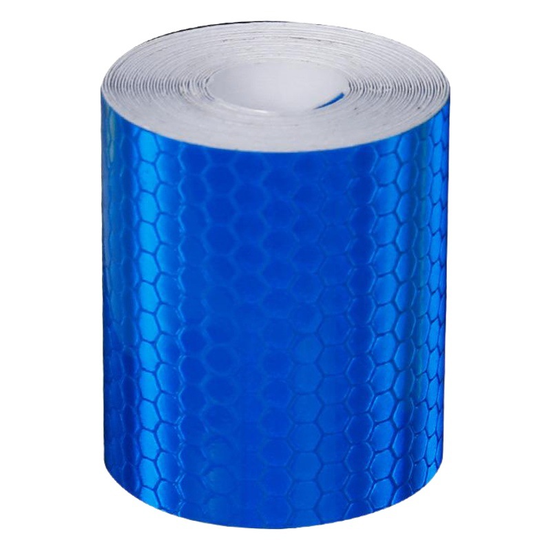 Deemount Mountain Bike Reflective Strips Crystal Color Grids Body Stickers Cycling Reflective Stickers 5cm* 3m Tape