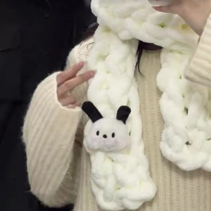 Finger Parchia Dog Scarf Hand-woven Group Hand-woven DIY Thumb Wool Self-made Yugui Dog Scarf for Girlfriend