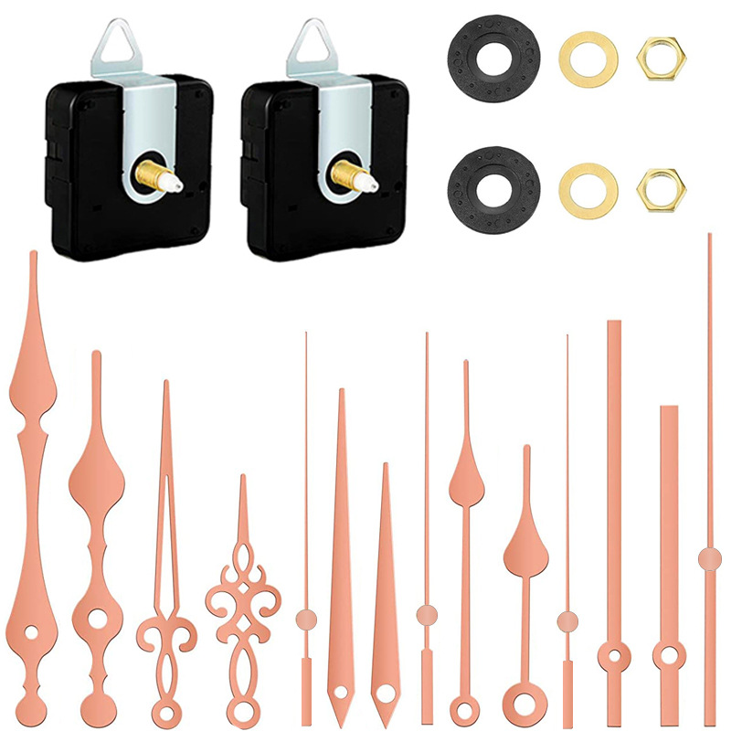 Picture of Cross-border hot selling DIY clock movement mute wall clock accessories clock Wall watch core mechanism 2 Movement +5 sets of clock needle