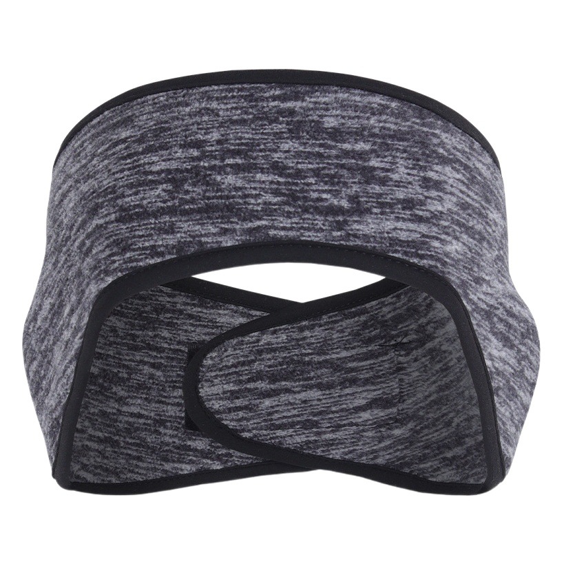 Qianqiwo Outdoor Cycling Running Warm Headband Adjustable Velcro Polar Fleece Ear Protection Fleece Sports Hair Band