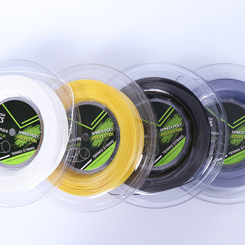 Zarsia Grooved String Is Comparable to Luxlure 4Galupower Polyester Tennis Racket String, with a Durable, Hard, and Resilient Design