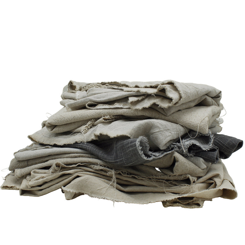 Picture of Wash Texture Cotton Linen Cloth Rain Dew Linen Pure Linen Retro Pastoral Homestay Style Hanfu Cloth Photo Background Cloth