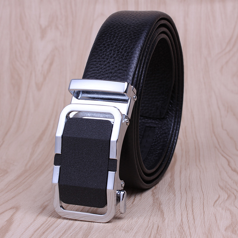 Picture of Men's Belt Leather High-end Automatic Buckle Casual Men's Cowhide Belt Men's Trousers Belt Men's Wholesale