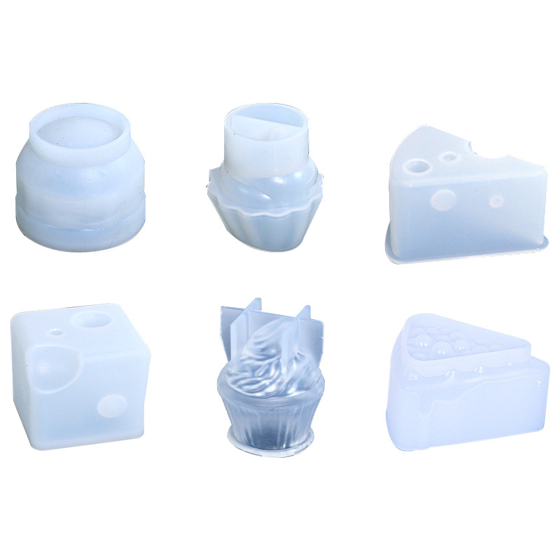 Picture of Triumphant diy drop Mold hamburger ice cream candle silicone mold resin ornaments cross-border exclusive