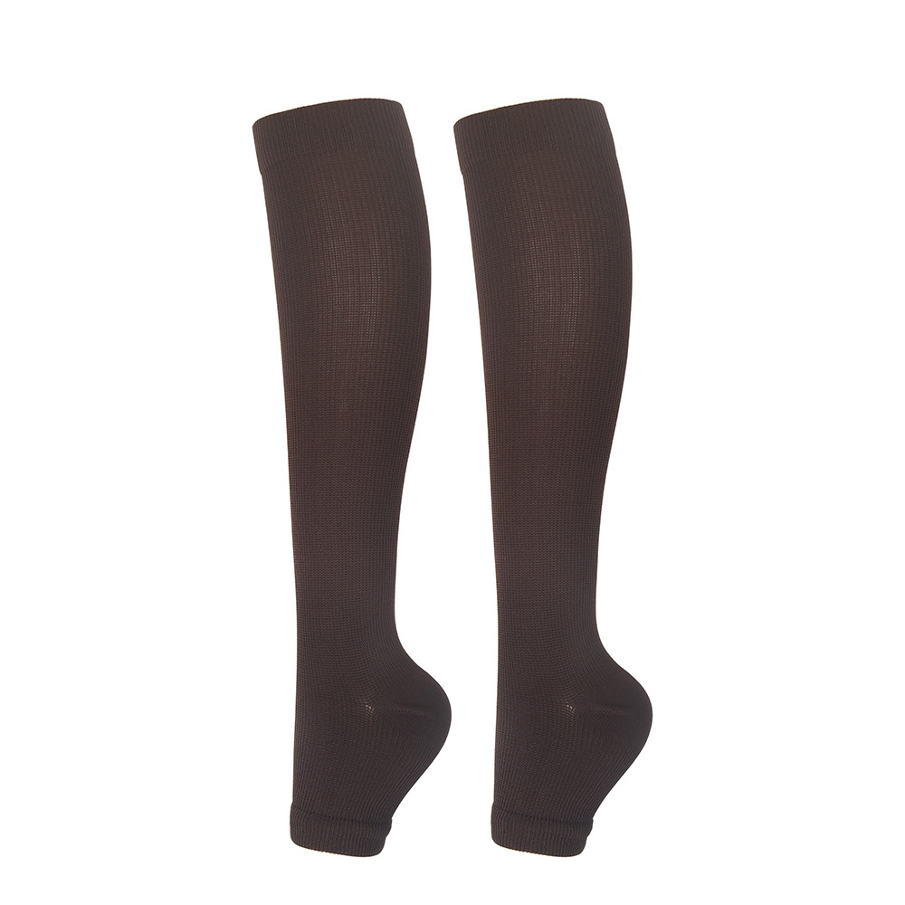Picture of Solid Color Sports Compression Socks Anti-flexure Compression Socks Running Stretch Socks Suitable for Nurse Wrap Calf
