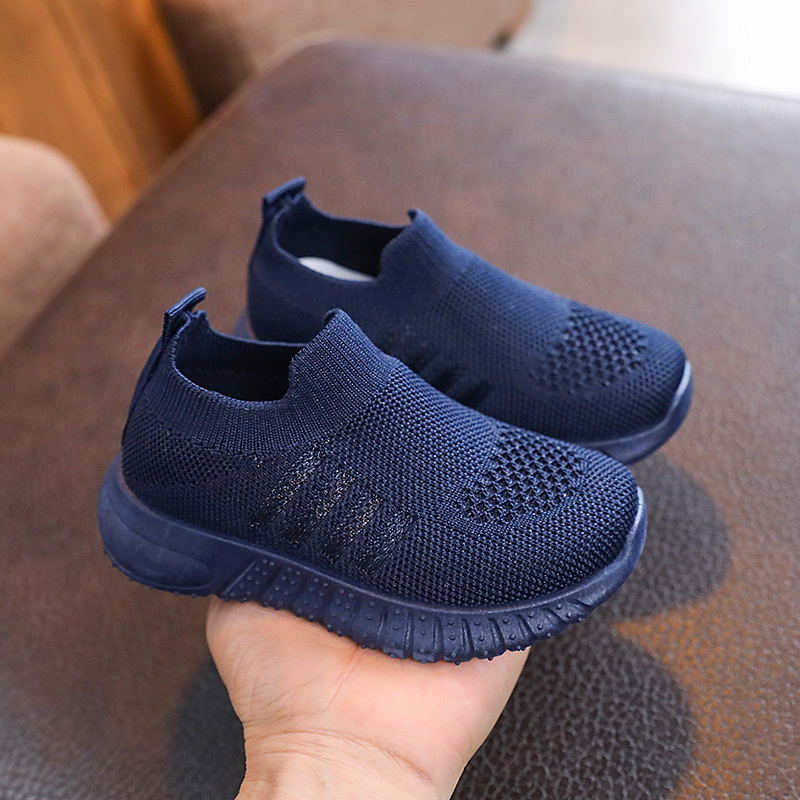 Picture of Spring and autumn light board children's shoes breathable student shoes trendy casual shoes Korean style boys and girls flying woven shoes