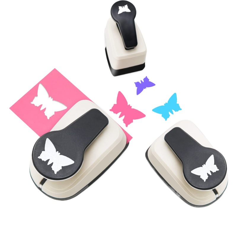 Spot Butterfly Embossing Machine Manufacturer Plant Specimen Punching Machine Kidsren's Handmade Handbook DIY Butterfly-Shaped Punch