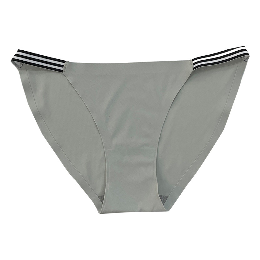 Japanese Girl's Pure Desire No-Mark Naked Ice Silk Underwear Low Waist Lightweight Soft Breathable Invisible Hip Briefs for Women