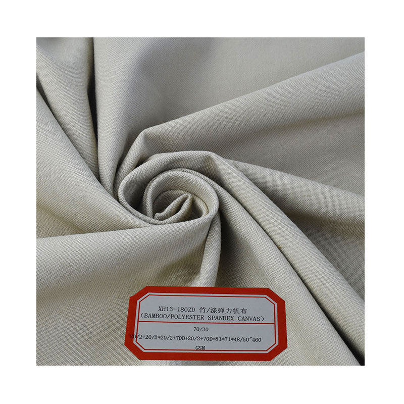 Bamboo Fiber Canvas Bamboo Fiber Polyester Canvas Stretch Fabric Japanese and Korean Tooling Stretch Canvas Bag Shoe Fabric