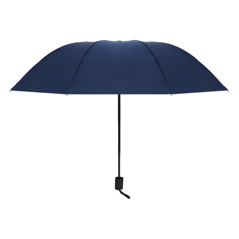 Three fold umbrella black rubber sunshade in stock wholesale reverse sunny umbrella custom printed advertising logo gift umbrella manual