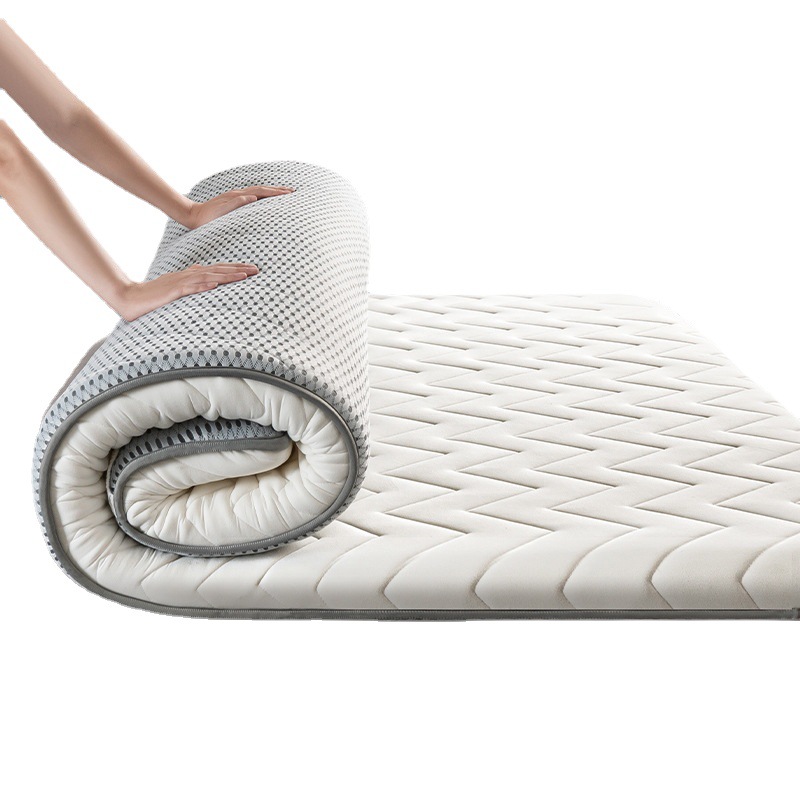 Picture of Antibacterial Latex Mattress Upholstery Household Thin Tatami Covering Sleeping Mat Bed Mattress for Student Dormitory Single Person