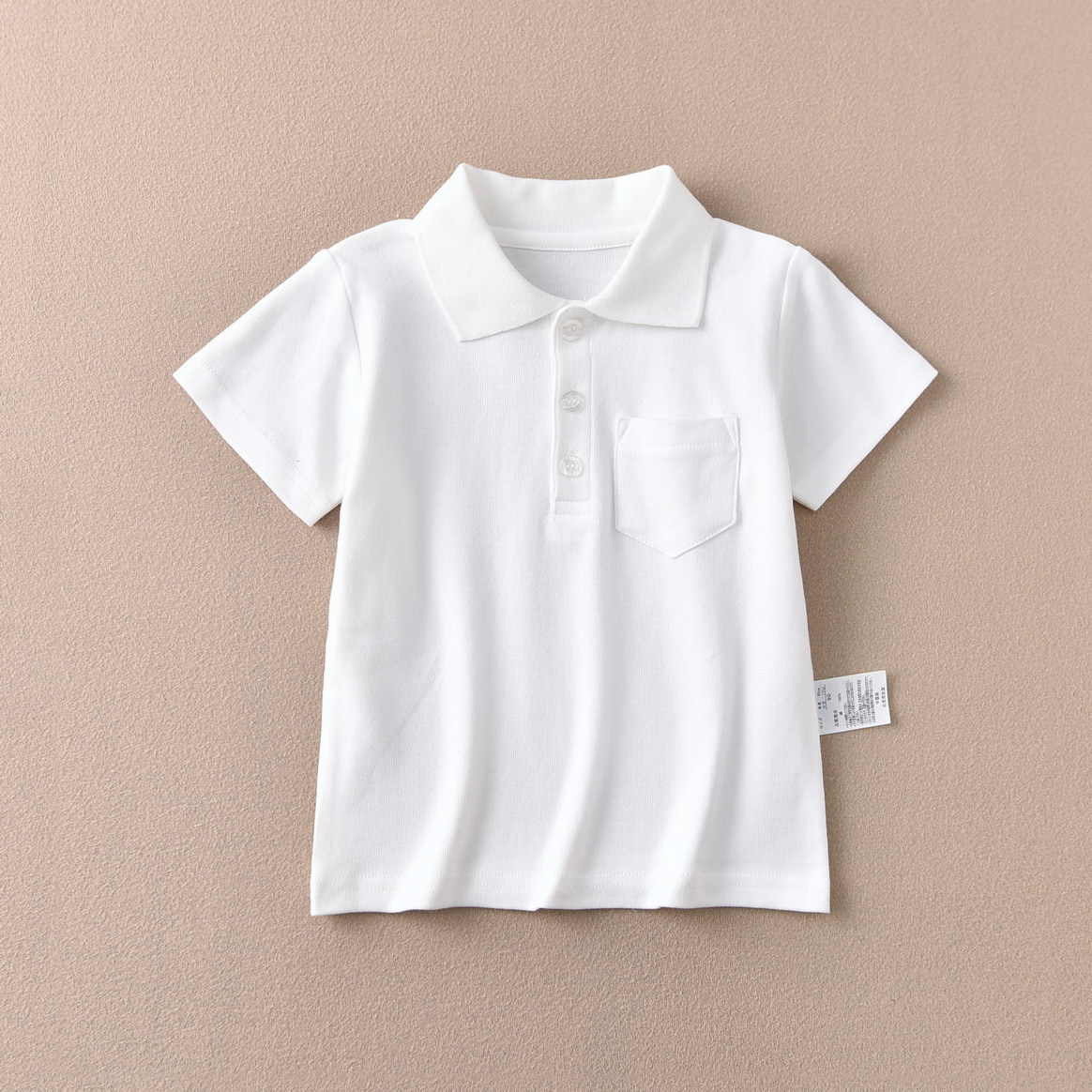 Picture of Distribution School Uniform Performance Uniform All-match Export Japan T-shirt White Student T-shirt Base Shirt Boys and Girls Children Short Sleeve