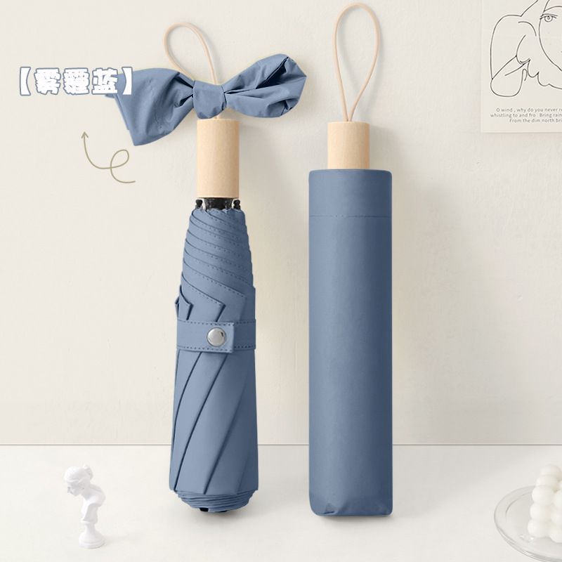 Picture of Large wholesale 16 bone automatic long handle umbrella sunshade sunscreen straight rod umbrella men's and women's dual-use umbrella customized advertising