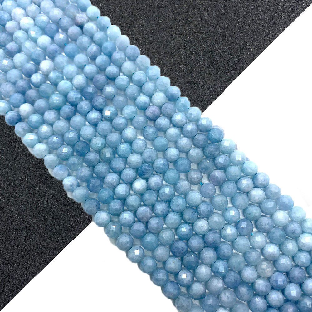 Picture of Natural stone cut surface loose beads 6mm round ball Hailanbao straight hole beaded DIY bracelet jewelry accessories wholesale