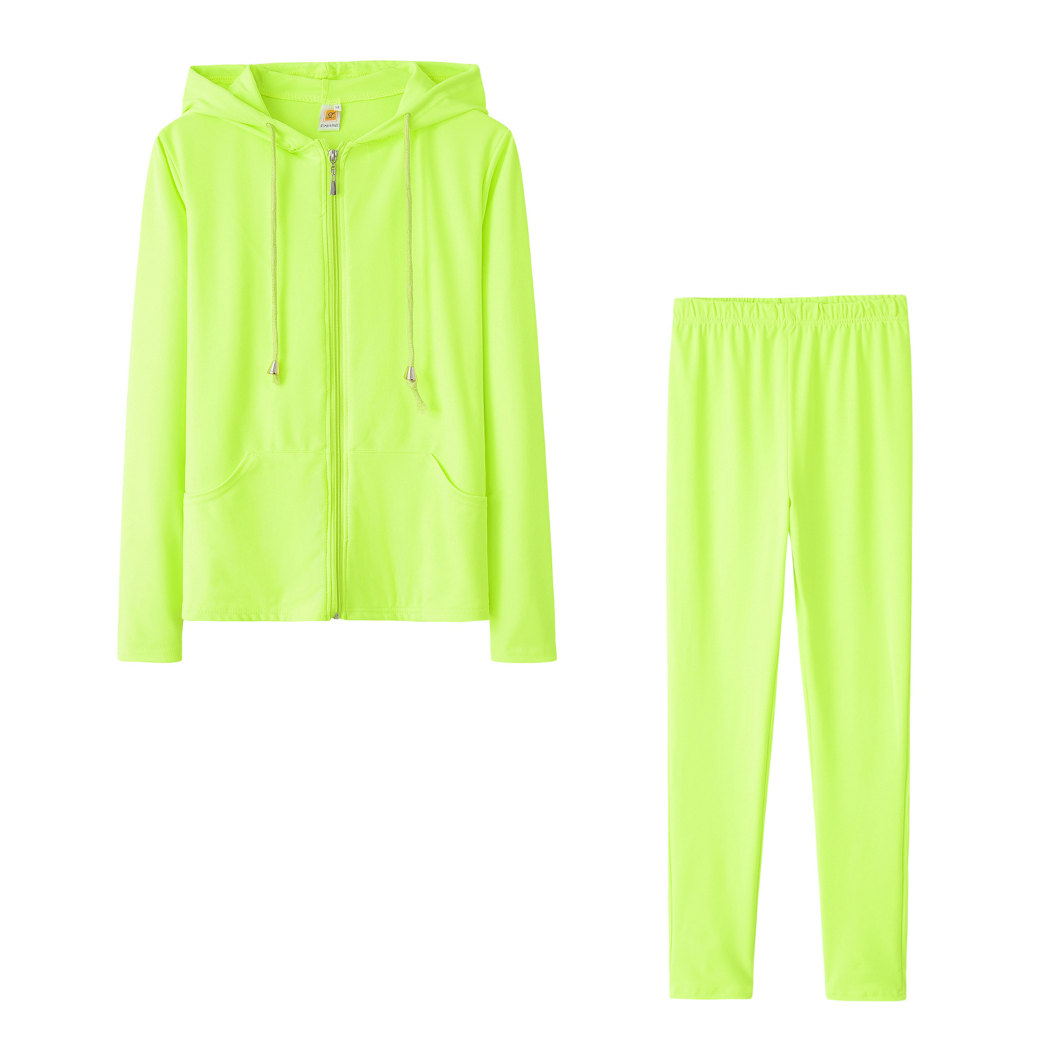 Picture of 9547#2024 spring new Dunhuang Amazon foreign trade Europe and the United States sexy casual solid color hooded two-piece set