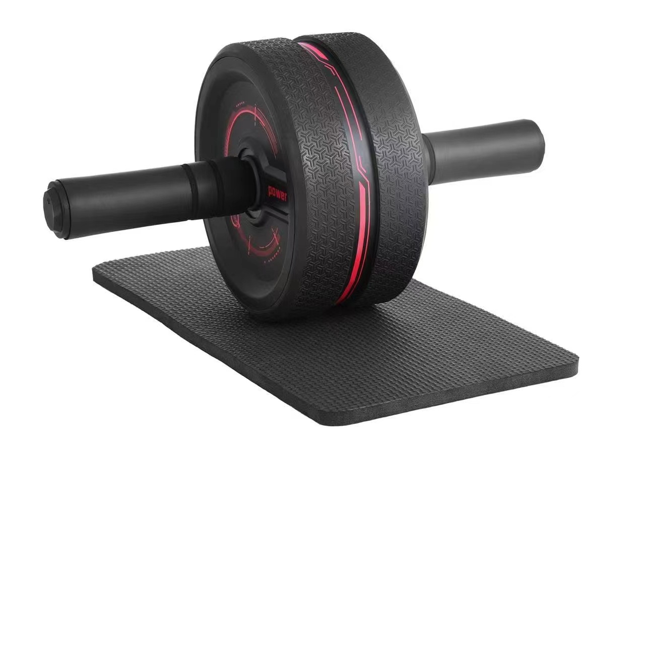Abdominal Wheel Household Two-Wheel Abdominal Fitness Device for Men and Women Core Strength Abdominal Muscle Wheel Home Fitness Equipment Cross-Border