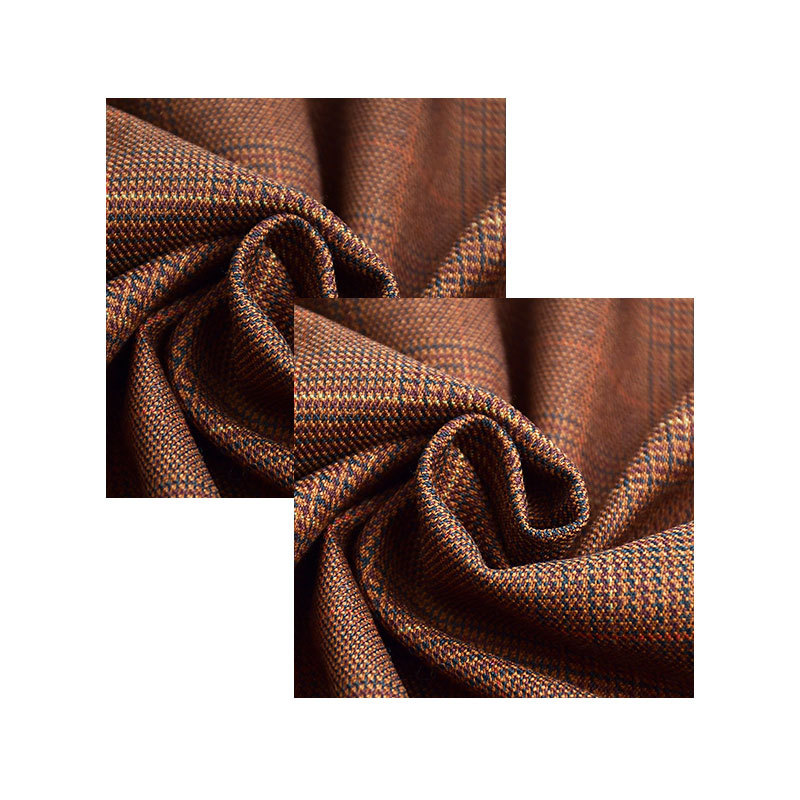 Tr Polyester-Viscose Yarn-Dyed Fabric Woven Stretch Fabric Dress Pants Suit Casual Wear Fabric