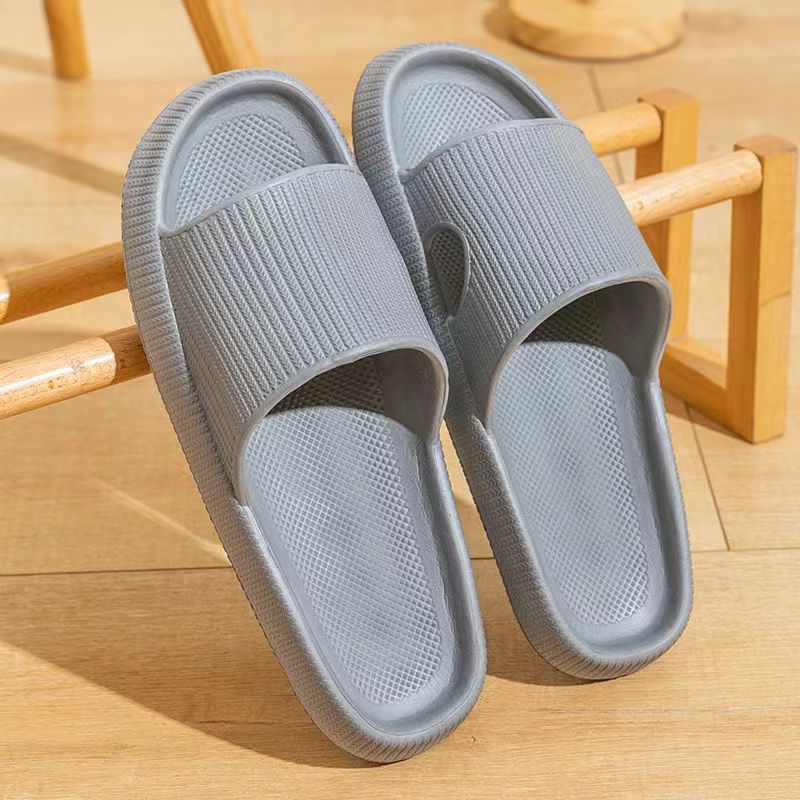 Picture of Cross-Border New Couple's Thick-Soled Simple Slippers for Women with Shit-Stepping Feeling, Women's Summer Indoor Home Bathroom Slippers