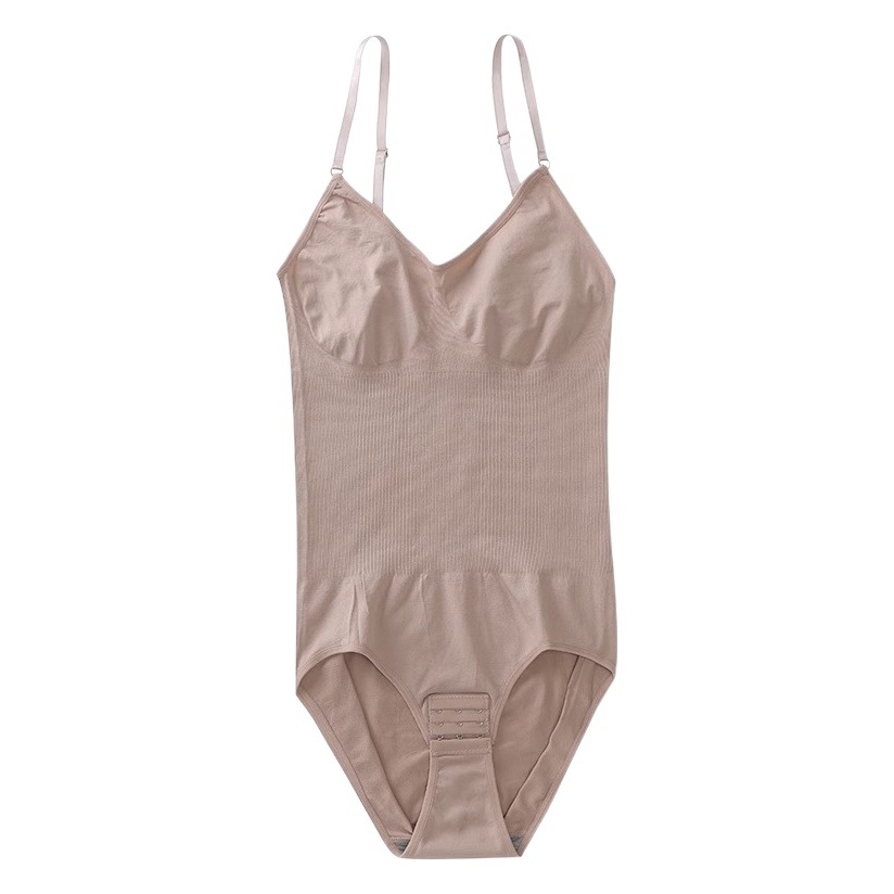 Cross-border European and American Body Shaping Jumpsuit Foreign Trade Large Size Enhanced Hip-lifting and Belly-buckled Body Pants 3026