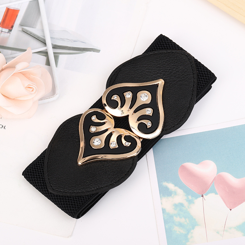 2023-12 Manufacturer Sale K-Style with Crystal Buckles, Versatile Women's Fashionable Elastic Elastic Bands for All Seasons