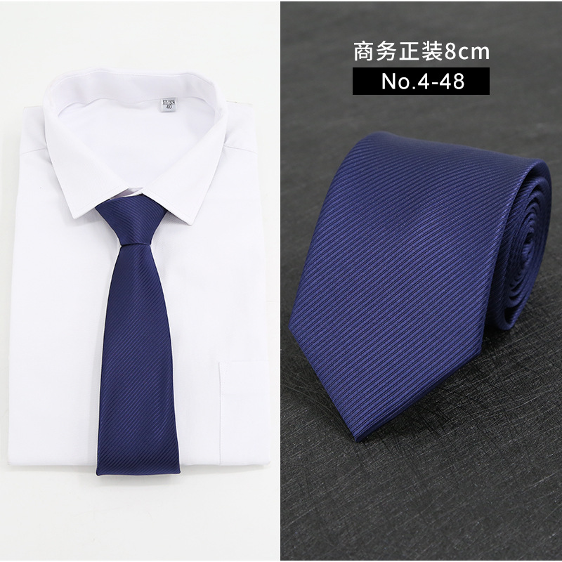 Picture of New Style Tie Men's Formal Business Casual Simple Style Solid Color Striped Arrow-Shaped Tie Manufacturer Ready Stock Wholesale