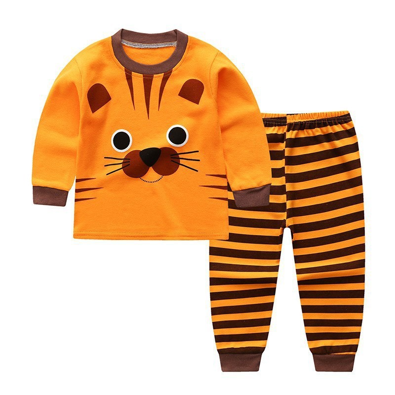 Picture of Children's underwear suit new boys and girls autumn and winter pajamas baby autumn clothes autumn pants home clothes children's clothing wholesale generation
