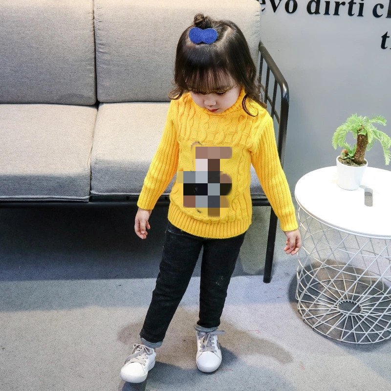 Picture of Children's Sweater Manufacturer 2025 Kidsren's Knitwear Cartoon Bear Boys' Knitwear Girls' Sweaters Cross-Border Kidsren's Clothing Export