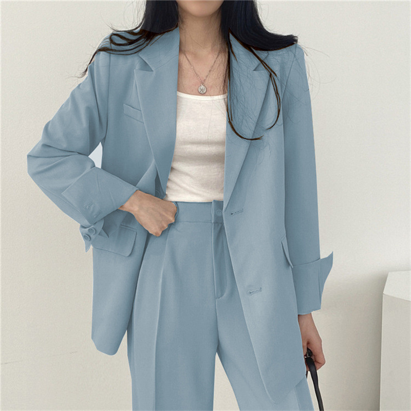 Picture of Suit Jacket High Sense Women's Spring and Autumn Design Sense Thin Niche Professional suit Temperament Slim-fit Small Suit Two-piece Set