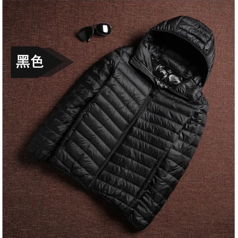 Picture of New Light Down Cotton-padded Jacket Men's Short Vertical Collar Jacket Young Men's Thin Down Cotton-padded Jacket Men's Ultra-light Style