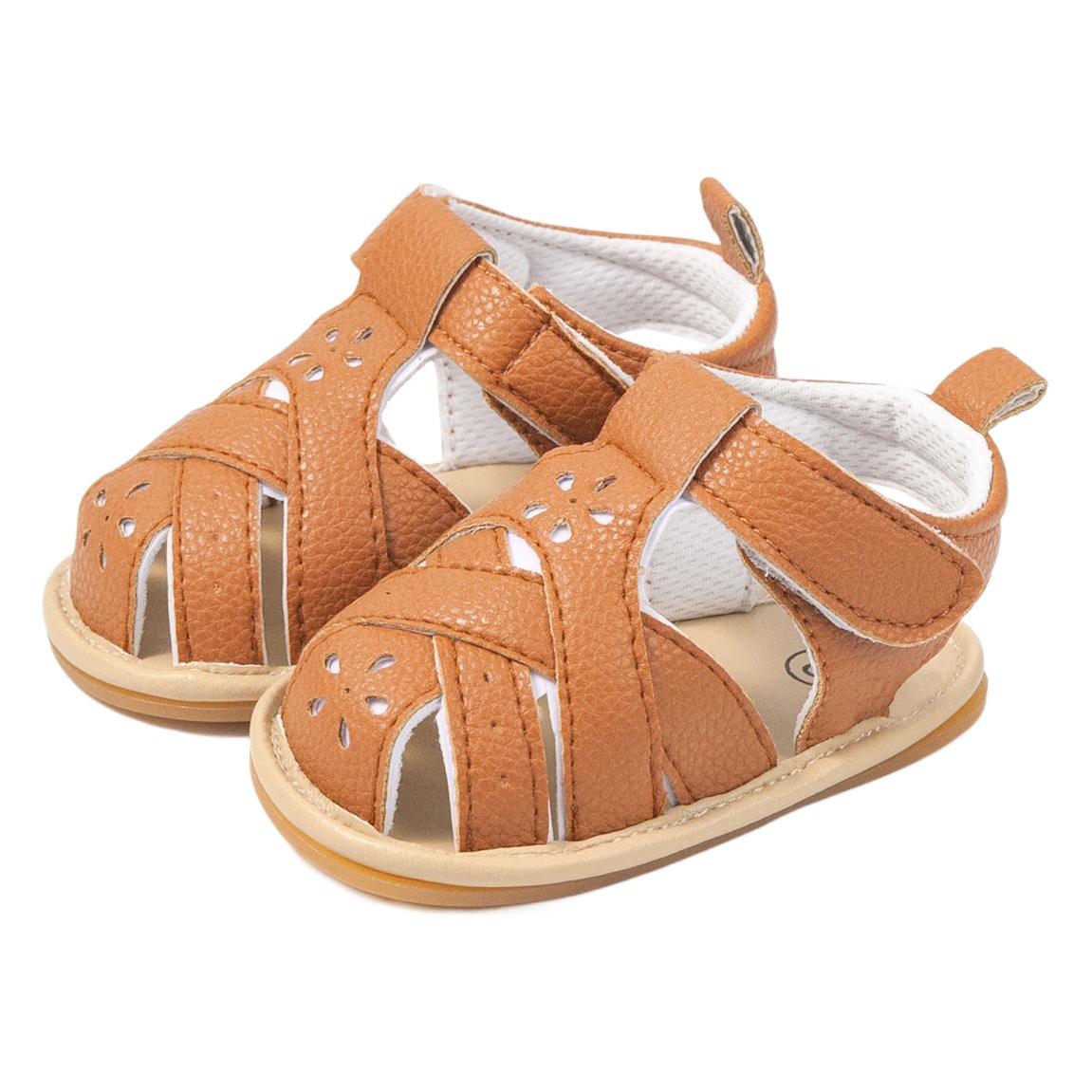 Foreign Trade Hot Style 0-1 Year Old Summer Baby Casual and Comfortable Baotou Breathable Sandals Soft Sole Non-Slip Baby Shoes